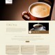 html5咖啡店主题模版是一款支持响应试